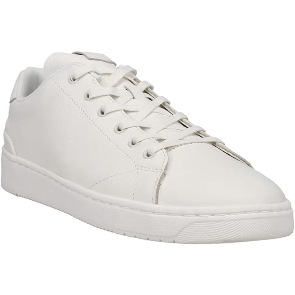 NWT TOMS Men's Sneaker, Bright White Leather-SZ  9